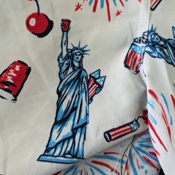 Vans Men 28 Waist NWT Era Boardshort American Fourth of July 042025 - Picture 8 of 9